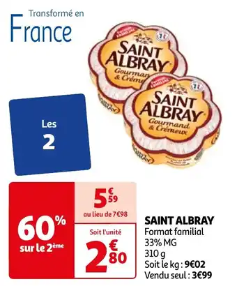 Auchan SAINT ALBRAY offre