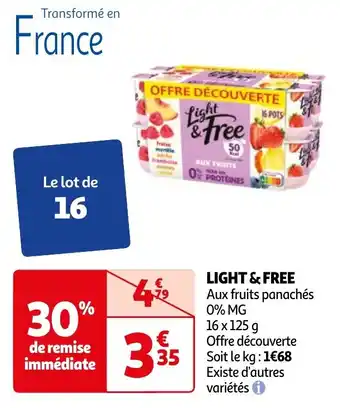 Auchan LIGHT & FREE offre