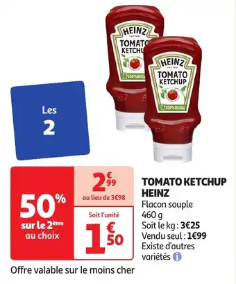 Auchan TOMATO KETCHUP HEINZ offre