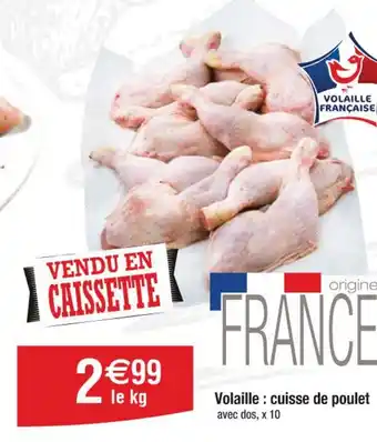 Cora x Carrefour Volaille: cuisse de poulet offre