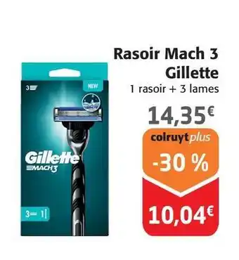 Colruyt Gillette - rasoir mach 3 offre