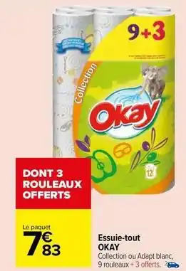 Carrefour Drive Okay - essuie-tout offre