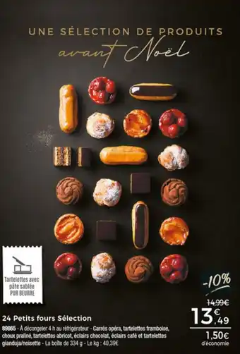 Thiriet 24 Petits fours Sélection offre