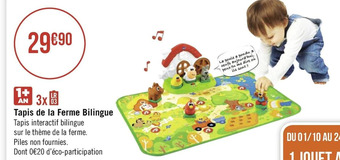 Chicco tapis de la ferme bilingue
