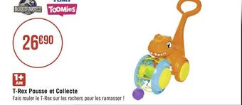 Géant Casino Tomy t-rex pousse et collecte offre