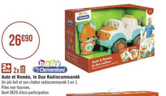Auto et roméo, le duo radiocommandé