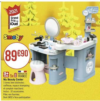 Géant Casino Smoby my beauty center offre