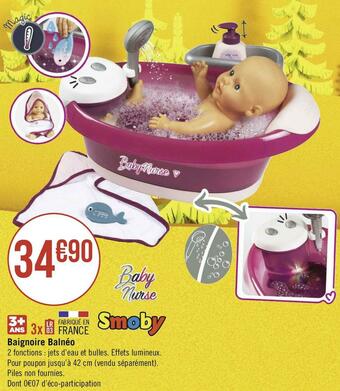 Smoby baignoire balnéo