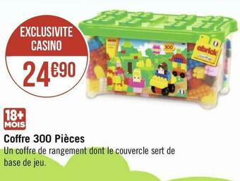 Géant Casino Coffre 300 pièces offre