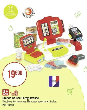 Géant Casino Grande caisse enregistreuse offre
