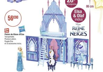 Géant Casino Hasbro palais de glace d’elsa offre