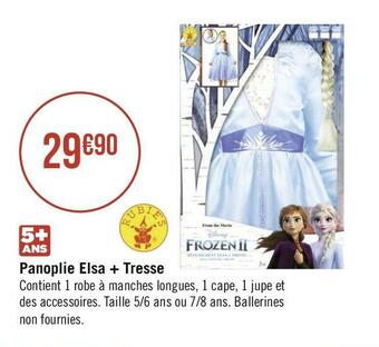 Panoplie elsa + tresse