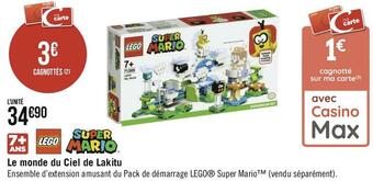 Géant Casino Lego le monde du ciel de lakitu offre