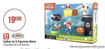 Coffret de 5 figurines mario