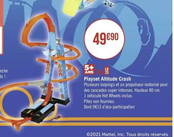 Playset altitude crash