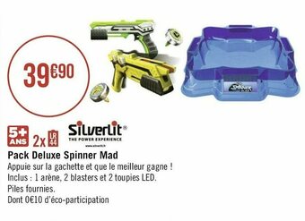 Géant Casino Silverlit pack deluxe spinner mad offre