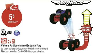 Géant Casino Voiture radiocommandée jump fury offre