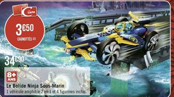 Lego le bolide ninja sous-marin