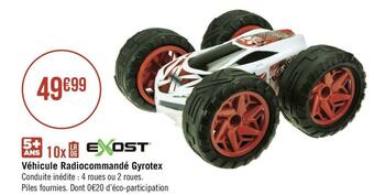 Géant Casino Exost véhicule radiocommandé gyrotex offre