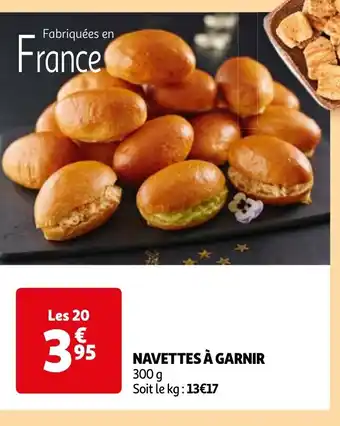 Auchan NAVETTES À GARNIR offre