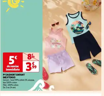 Auchan PYJASHORT ENFANT offre