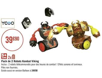 Pack de 2 robots kombat viking