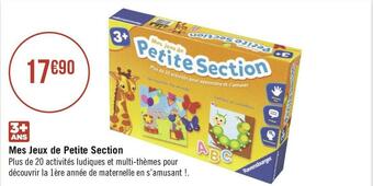Géant Casino Mes jeux de petite section offre