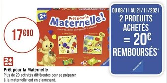 Prêt pour la maternelle