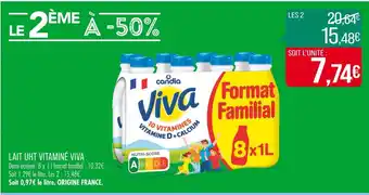 Match VIVA LAIT UHT VITAMINÉ offre