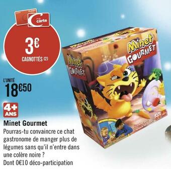 Géant Casino Goliath minet gourmet offre