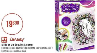 Géant Casino Lansay mille et un sequins licorne offre