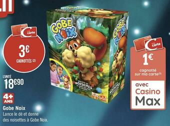 Géant Casino Gobe noix offre