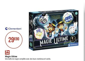 Géant Casino Clementoni magie ultime offre