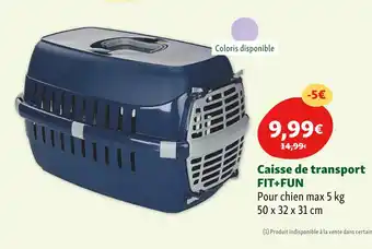 Maxi Zoo FIT+FUN Caisse de transport offre
