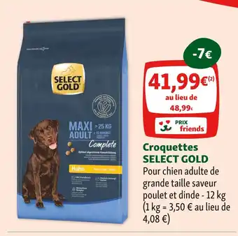 Maxi Zoo SELECT GOLD Croquettes offre