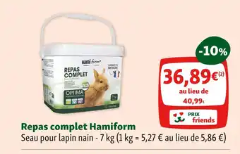 Maxi Zoo Hamiform Repas complet offre