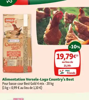 Maxi Zoo Versele-Laga Alimentation Country's Best offre