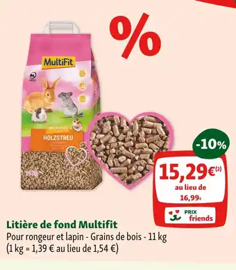 Maxi Zoo Multifit Litière de fond offre