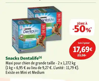 Maxi Zoo Dentalife Snacks offre