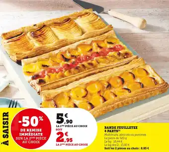 Super U BANDE FEUILLETEE 4 PARTS offre