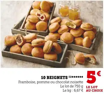 Super U 10 BEIGNETS offre