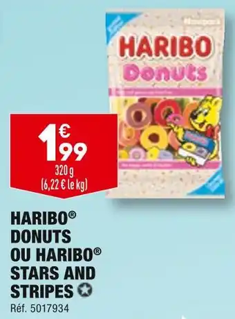 ALDI HARIBO DONUTS OU STARS AND STRIPES offre