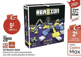Géant Casino Goliath set reaxion xplod offre