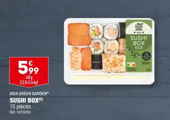 ALDI ASIA GREEN GARDEN SUSHI BOX offre