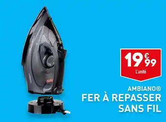 ALDI Ambiano FER À REPASSER SANS FIL offre