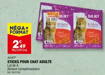 ALDI JULIET STICKS POUR CHAT ADULTE offre