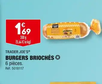 TRADER JOE’S BURGERS BRIOCHÉS