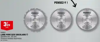 ALDI FERREX LAME POUR SCIE CIRCULAIRE offre