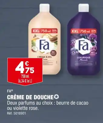 ALDI FA CRÈME DE DOUCHE offre