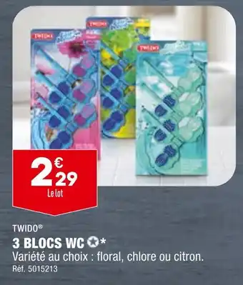 ALDI TWIDO 3 BLOCS WC offre
